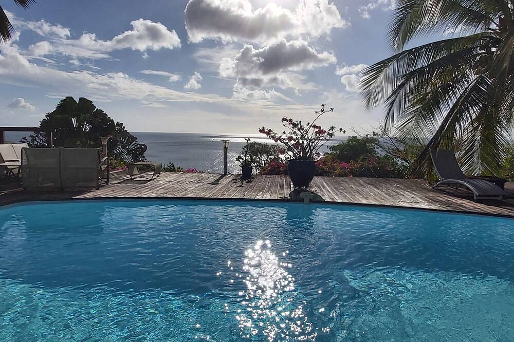 Villa Gwad' à Bâbord, exceptional view! in Pointe-Noire, Guadeloupe (Caribbean)