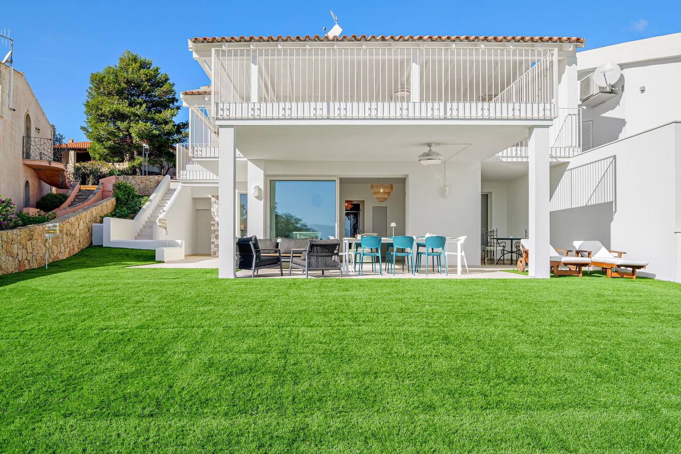 Villa 'Cala Luna' with Sea View Terrace, Tv, Air Conditioning in Baia Caddinas, Golfo Aranci