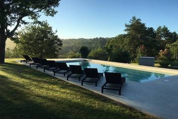 Agriturismo pour 12 personnes, avec jardin ainsi que jacuzzi et piscine à Saint-Laurent-des-Bâtons