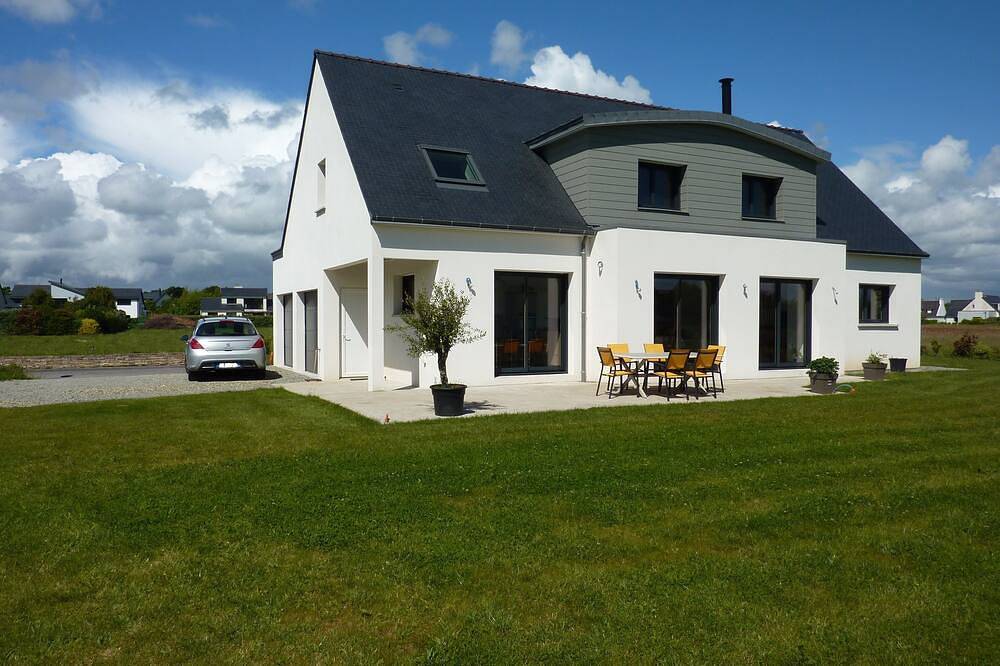 Maison neuve avec jardin 1500 m² - Mousterlin 300 m de la plage - Fouesnant (29) in Mousterlin, Fouesnant