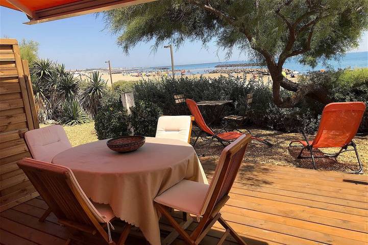 Maison de vacances pour 5 personnes, avec jardin et terrasse dans Plage Rochelongue