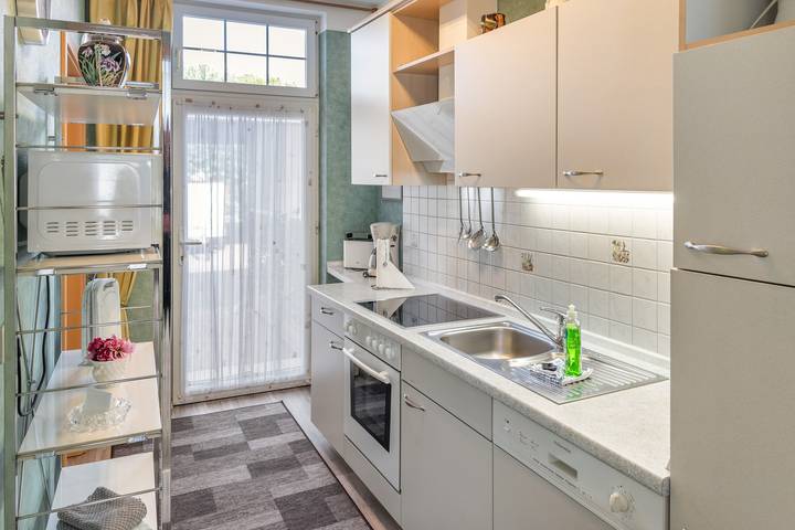 Ganze Wohnung, Apartment „Für 2 Personen, 45 m²“ mit privater Terrasse und Wlan in Bad Wilsnack, Prignitz