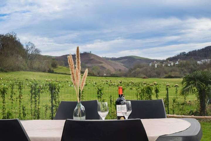 Maison de vacances pour 6 personnes, avec jardin et vue, animaux acceptés