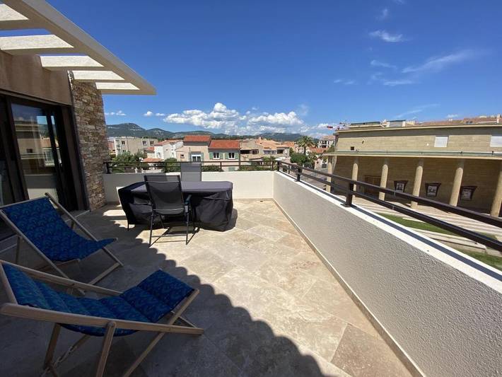 Appartement de vacances pour 6 personnes, avec jardin et vue