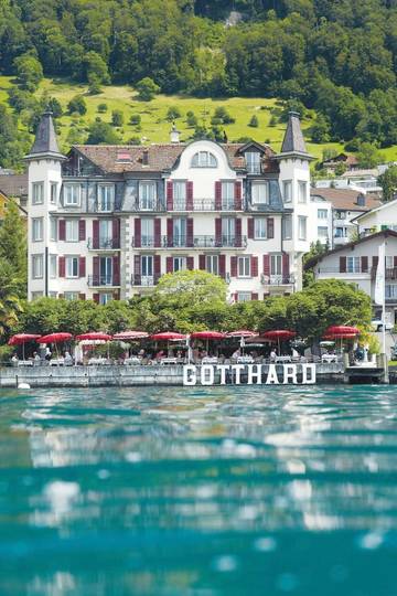 Hôtel pour 2 personnes, avec jacuzzi ainsi que jardin et piscine, animaux acceptés à Weggis