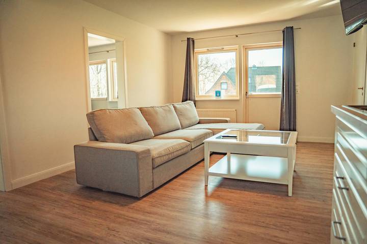 Ferienwohnung für 5 Personen, mit Garten und Terrasse sowie Sauna, mit Haustier in Angeln Halbinsel