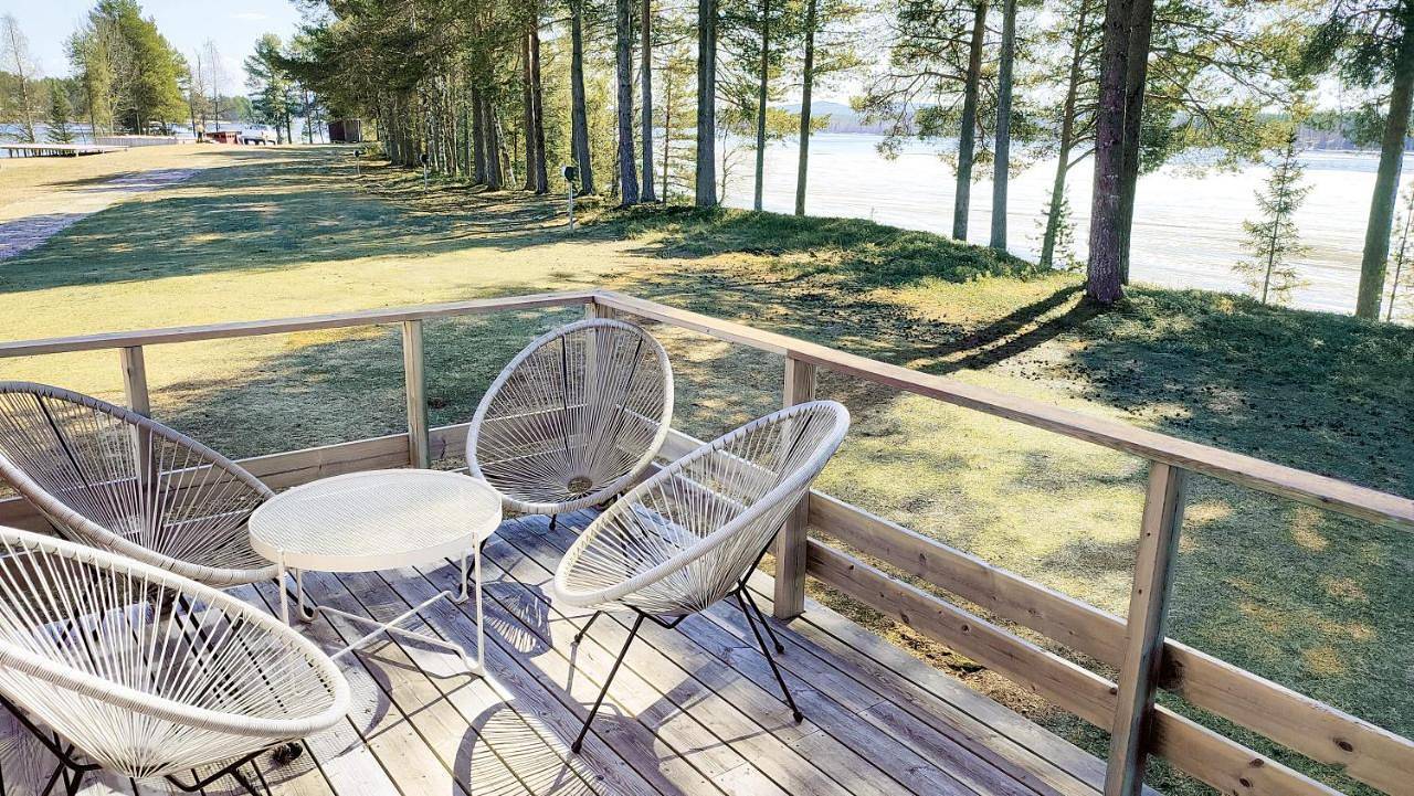 Fritidshus - Cottage - Holiday house - Soluppgång in Västerbotten