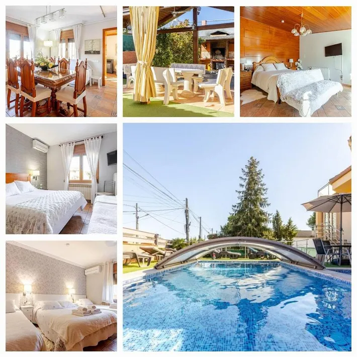 Casa de vacaciones para 12 personas, con jardín además de piscina y vistas, Familias con niños - 1