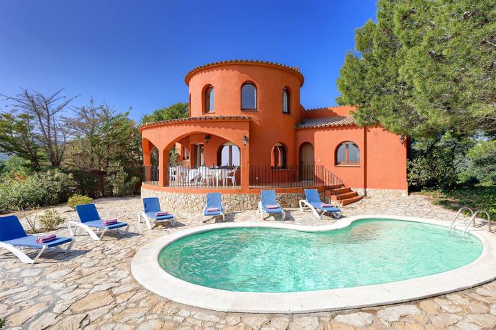 Villa pour 8 personnes, avec terrasse ainsi que jardin et vue sur l’océan à Tamariu - 3