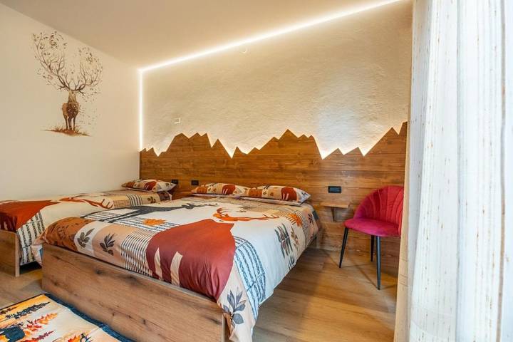 Appartamento per 5 persone, con Balcone e Terrazza nonché Panorama a Schilpario