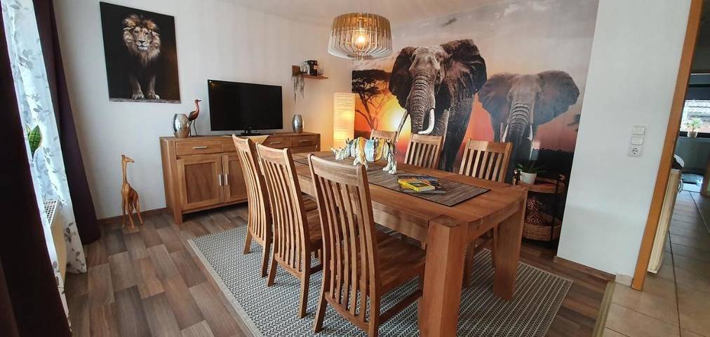 Ferienwohnung für 4 Personen, mit Terrasse und Garten