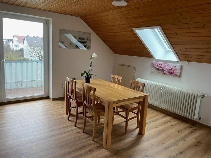 Ferienwohnung für 4 Personen, mit Terrasse und Ausblick in Dinkelsbühl