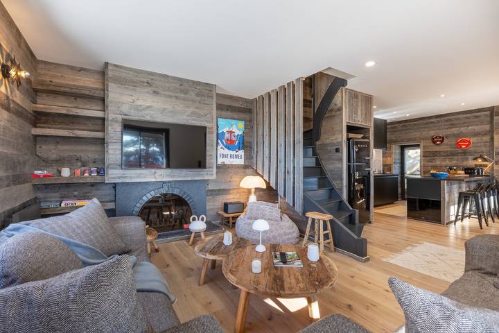 Chalet pour 8 personnes, avec terrasse et jardin