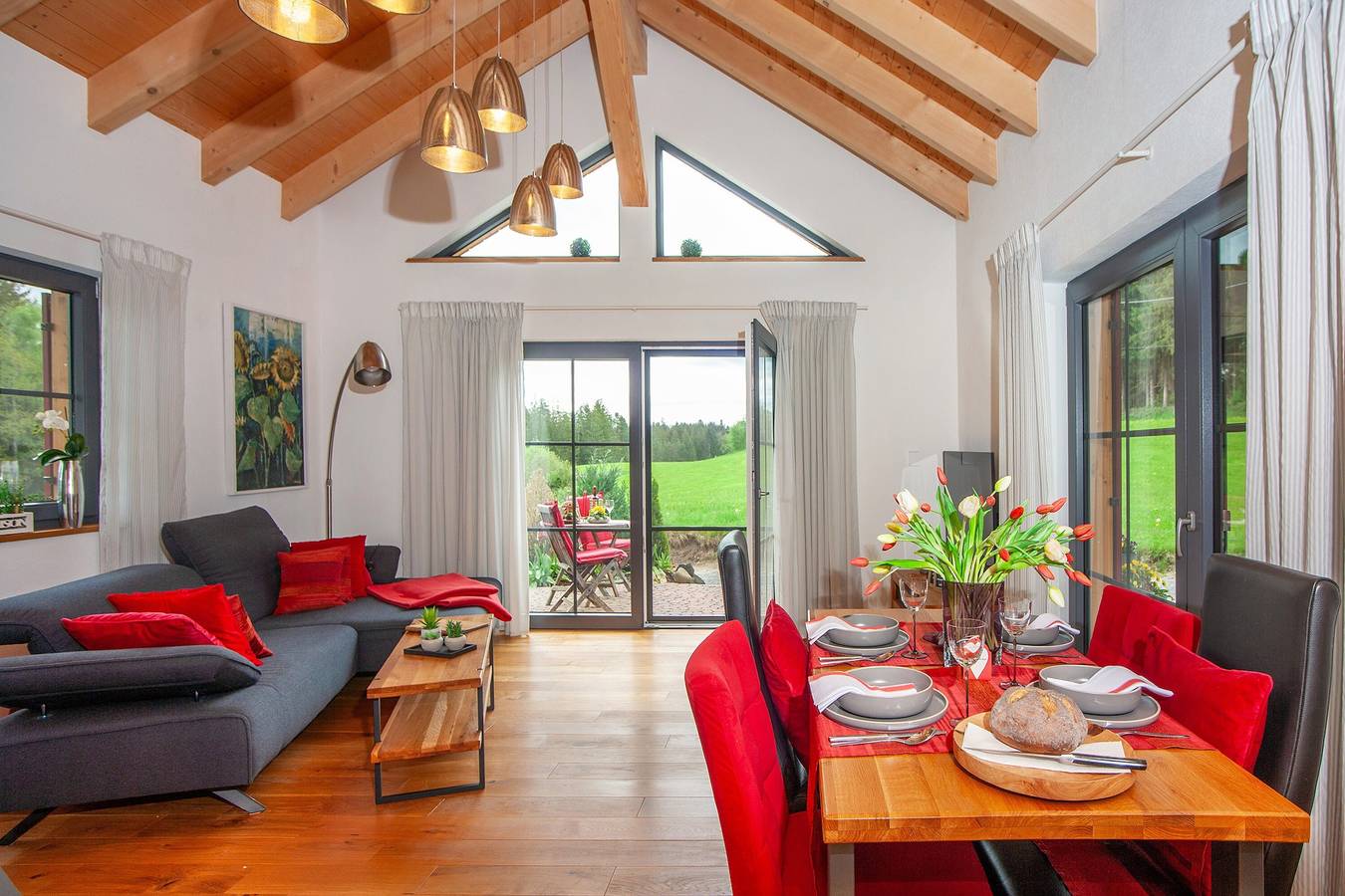 Ferienhaus 'Schorenmoos Lodge' mit privater Terrasse, privatem Garten und Wlan in Dietmannsried, Bayerisch Schwaben