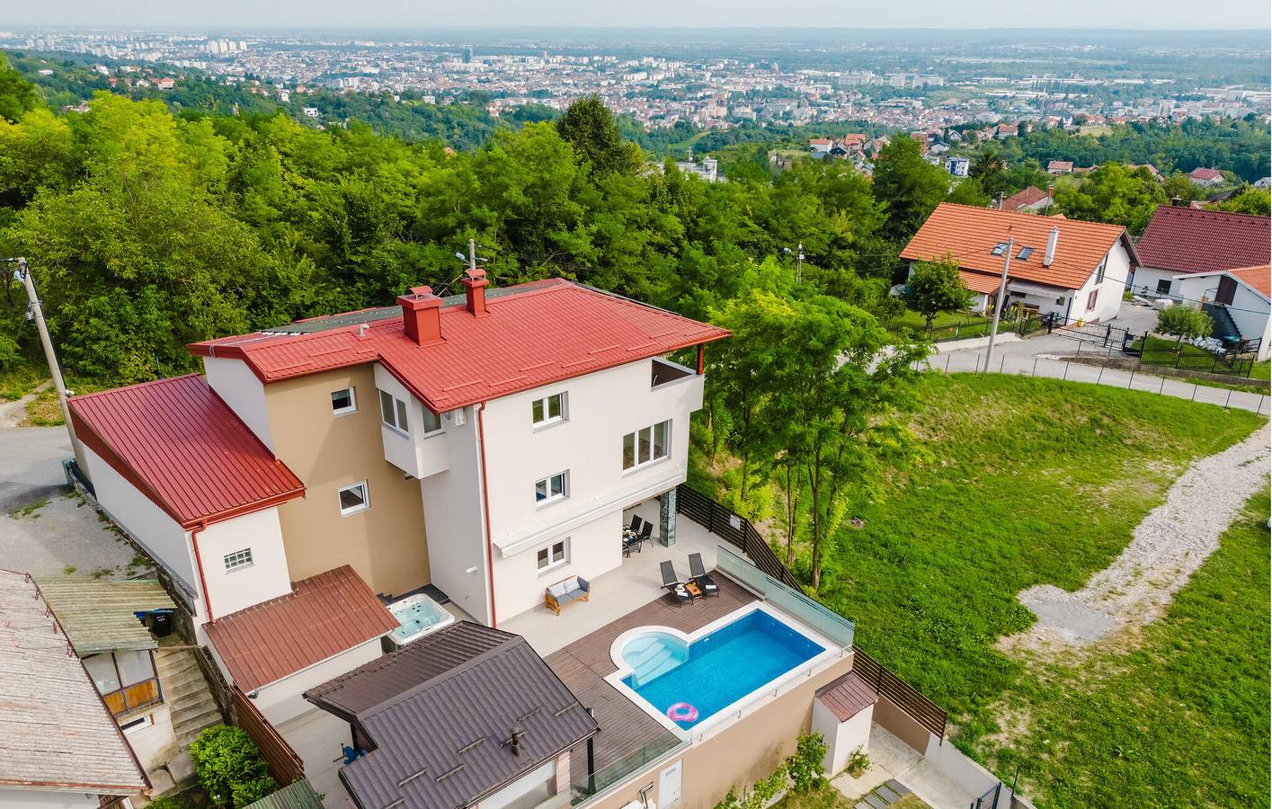 Vakantiehuis voor 9 personen met uitzicht in Zagreb, Zagreb en omgeving