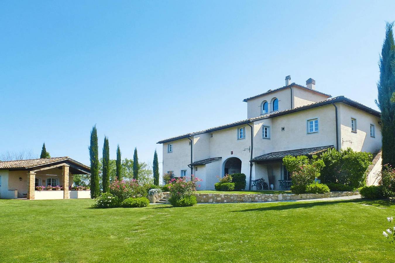 Wohnung in Toskana mit Pool und Golf in Gambassi Terme, Chianti
