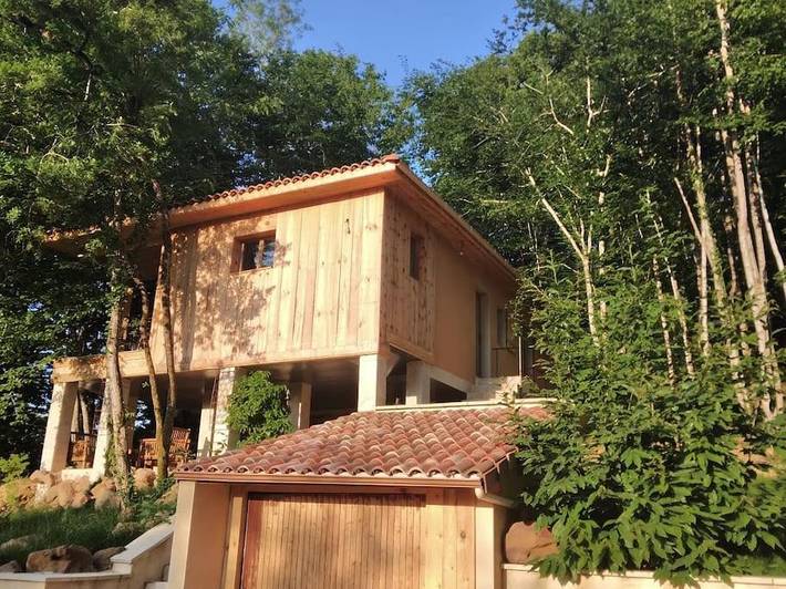 Maison de vacances pour 4 personnes, avec terrasse ainsi que jardin et vue, animaux acceptés