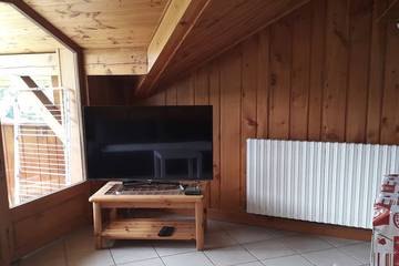 Gîte pour 4 personnes, avec balcon et jardin à Venthon