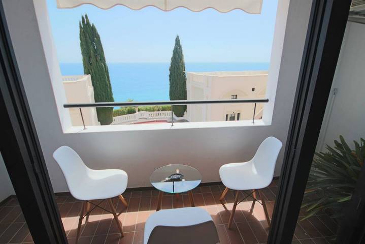 Lägenhet för 5 Personer, med balkong/terrass och pool i Calpe