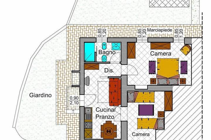 Agriturismo per 5 persone, con giardino - 1