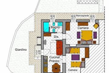 Agriturismo für 5 Personen, mit Whirlpool und Garten in der Toskana