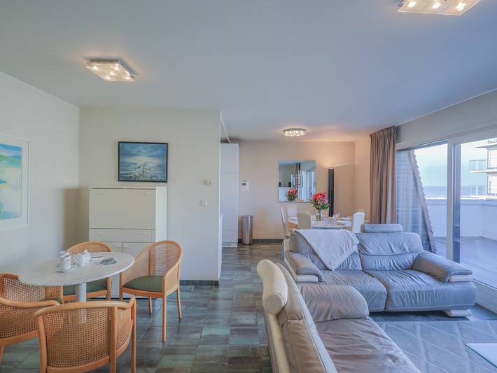 Appartement de vacances pour 6 personnes, avec Balcon ainsi que Balcon/Terrasse et Terrasse dans Flandre-Occidentale