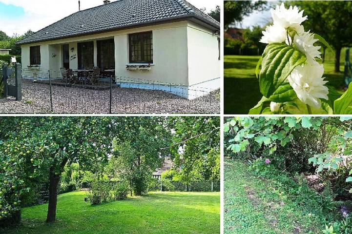 Gîte pour 6 personnes, avec jardin et terrasse, animaux acceptés à Saint-Germain-de-Livet