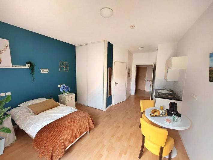 Appartement de vacances pour 2 personnes, avec jardin ainsi que vue et terrasse, animaux acceptés