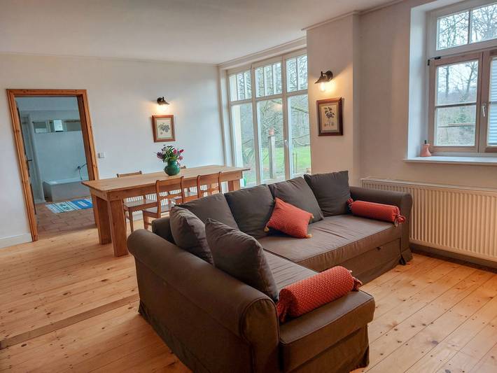 Vacation rental for 3 people, with terrace and yard in Leipzig region