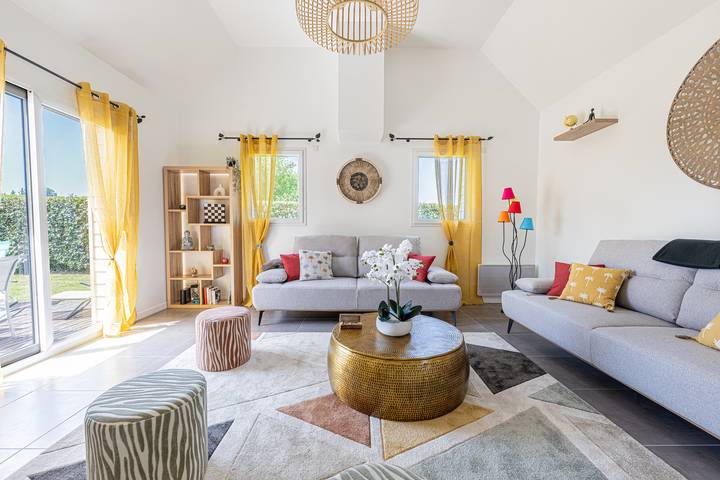 Maison de vacances pour 10 personnes, avec Terrasse et Jardin