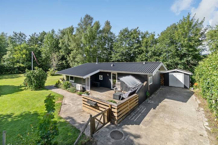 Ferienhaus für 4 Personen, mit Terrasse und Garten, mit Haustier auf Seeland