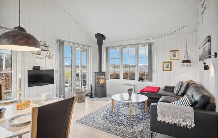 Ferienhaus für 4 Personen mit Terrasse in Høll, Børkop