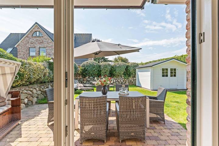 Ferienhaus für 6 Personen, mit Balkon und Terrasse sowie Garten und Sauna