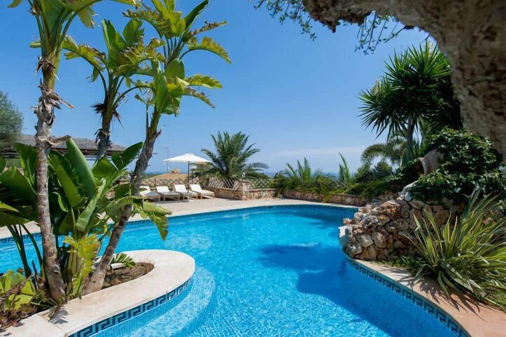 Spektakuläres Haus für 10 Personen mit Klimaanlage, privatem Pool, Wi-Fi in s'Horta, Felanitx