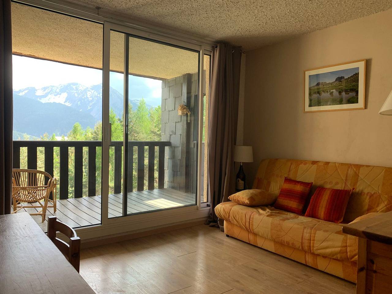 Appartement entier, Appartement lumineux 1 chambre, balcon sud, pour 6, à Pra Loup 1500 in Pra-Loup (station de ski), Pra-Loup