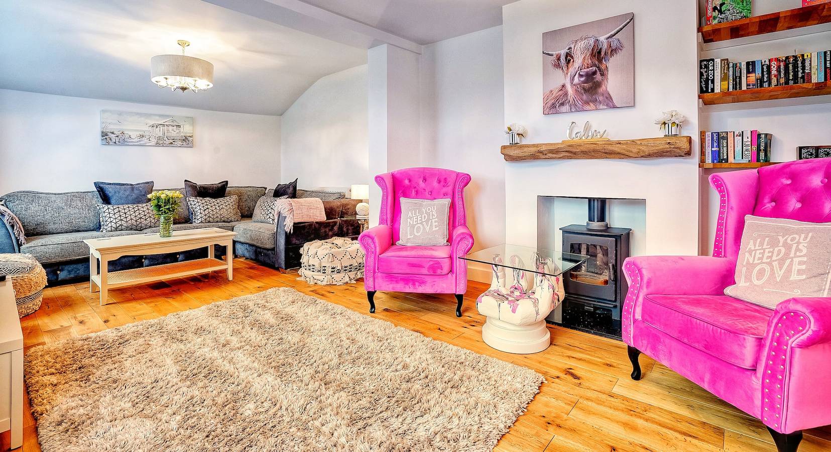 Norfolk Luxe Beach House Sleeps 8 Dog friendly in Heacham, Norfolk Coast