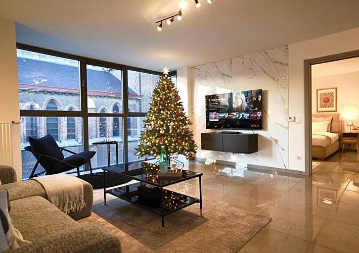 Loft voor 6 personen, met tuin en uitzicht, met huisdier in Gent