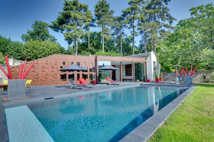 Location de vacances pour 2 personnes, avec piscine et jacuzzi ainsi que sauna et jardin à Candes-Saint-Martin - 4