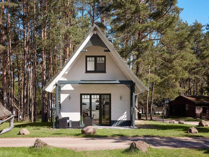 Ferienhaus für 6 Personen, mit Pool und Terrasse sowie Sauna, mit Haustier am Plauer See