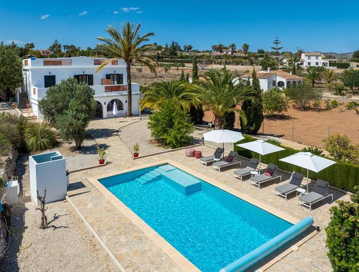 Chambre d’hôte pour 2 personnes, avec Terrasse et Jardin ainsi que Piscine et Vue à Benissa