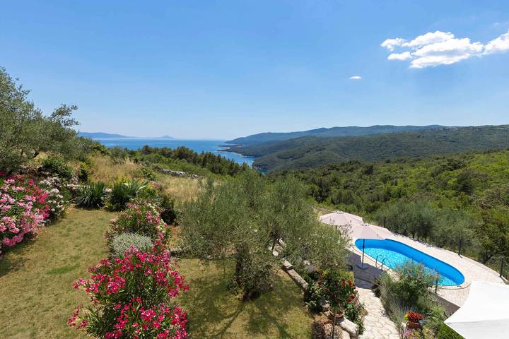 Villa pour 6 personnes, avec balcon et jardin à Rabac - 2