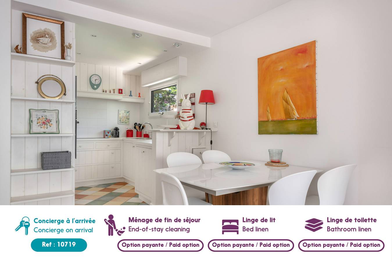 Appartement entier, À 260m de la plage, bel appartement pour 4 in La Baule-Escoublac, Côte d'Amour