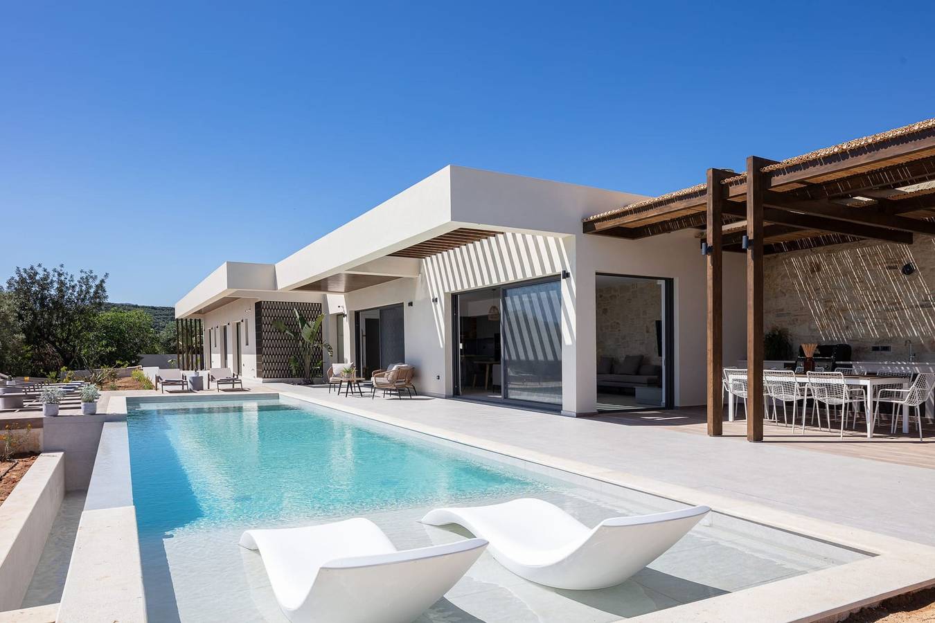 Villa für 6 Personen mit Pool in Chania und Umgebung