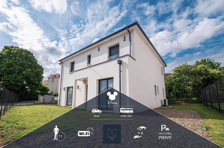 Villa pour 11 personnes, avec jardin dans Seine-et-Marne