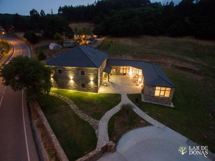 Casa rural para 3 personas, con jardín y vistas en Provincia de Lugo