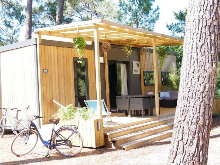 Camping pour 6 personnes, avec jardin ainsi que piscine et vue à Capbreton - 2