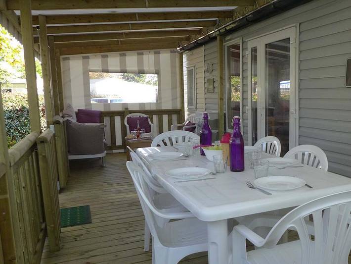 Mobil home pour 6 personnes, avec bassin pour enfant à Gastes - 2