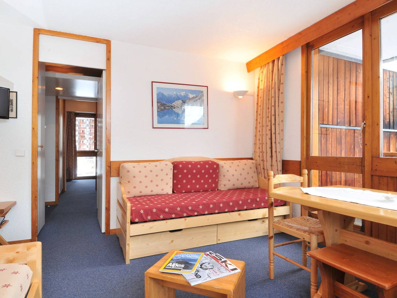 Ganze Wohnung, Komfortable 2-Zi-Whg für 5 Pers - Pool im Herzen von Plagne Bellecôte in La Plagne, La Plagne-Tarentaise