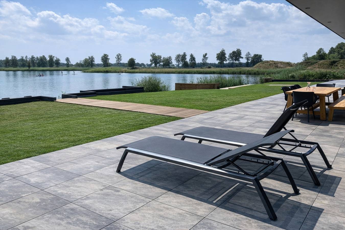 Luxuriöses Ferienhaus für 6 Personen mit Boot und freiem Blick aufs Wasser in Hoogeveen in Hoogeveen, Drenthe