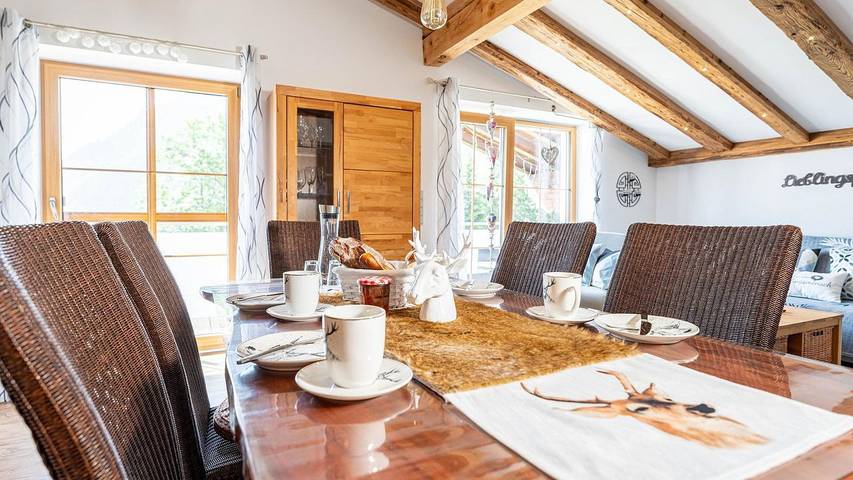 Ferienwohnung für 4 Personen, mit Garten und Balkon in Bach - 3